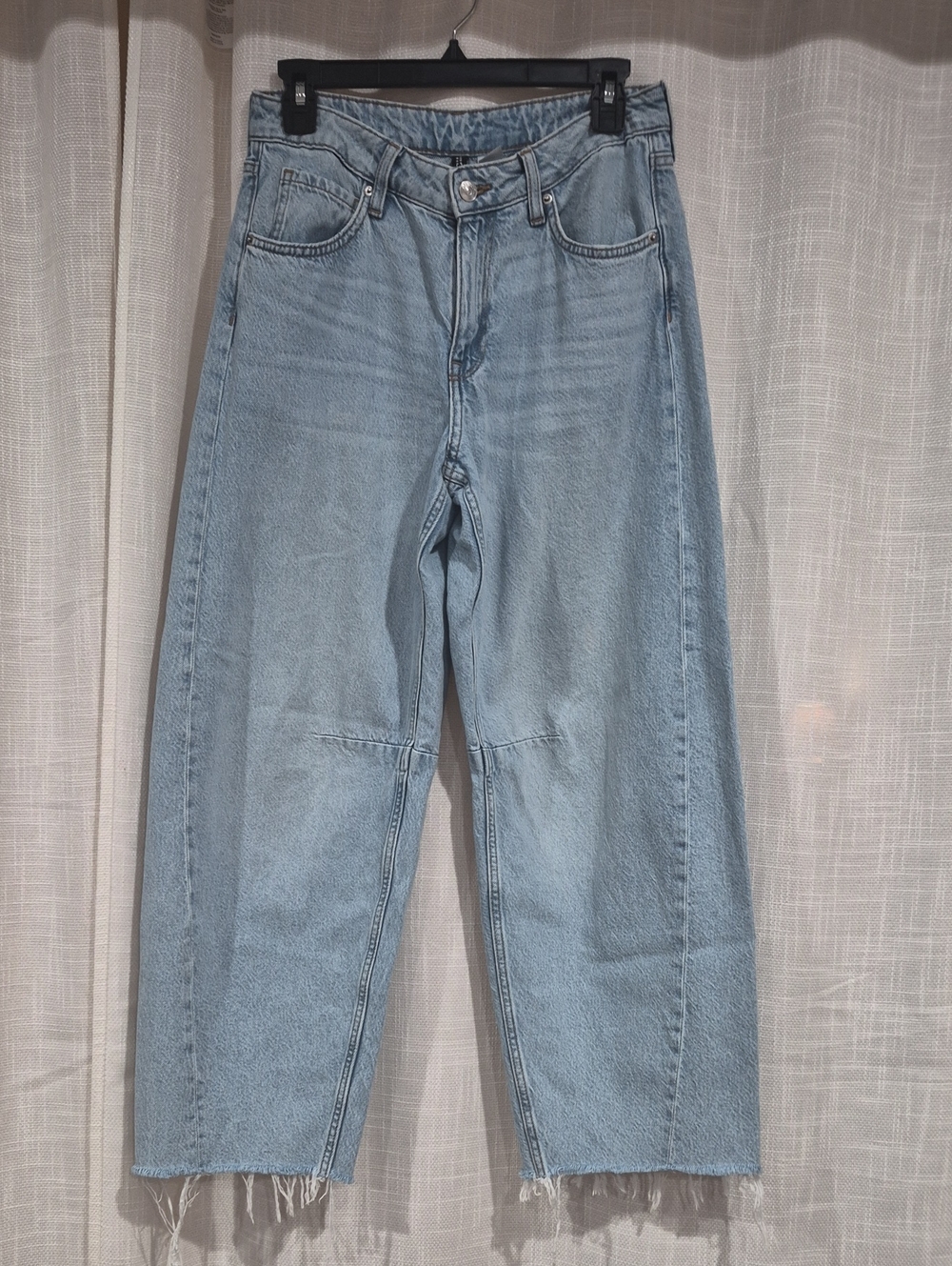 H&M Divided Light Blue Barrel Loose Fit Jeans